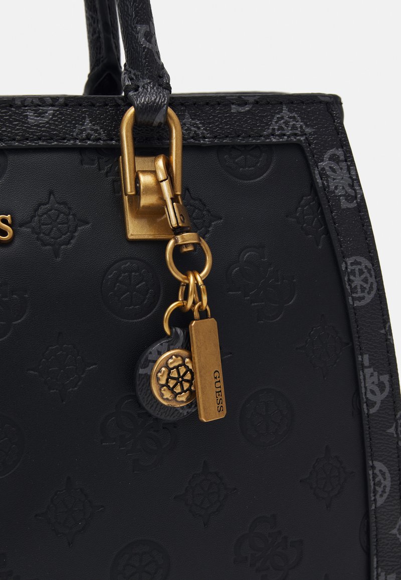 Damen Handtaschen | Guess ABEY GIRLFRIEND SATCHEL Handtasche blackout wash/schwarz - ST77711 Damen Handtaschen | Guess ABEY GIRLFRIEND SATCHEL Handtasche blackout wash/schwarz - ST77711