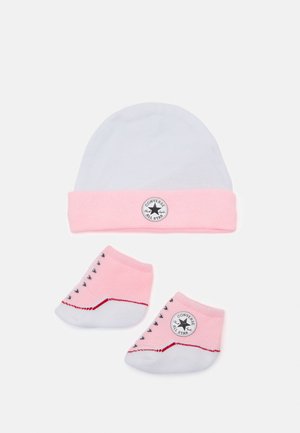 HAT & BOOTIE UNISEX SET - Căciulă - arctic punch