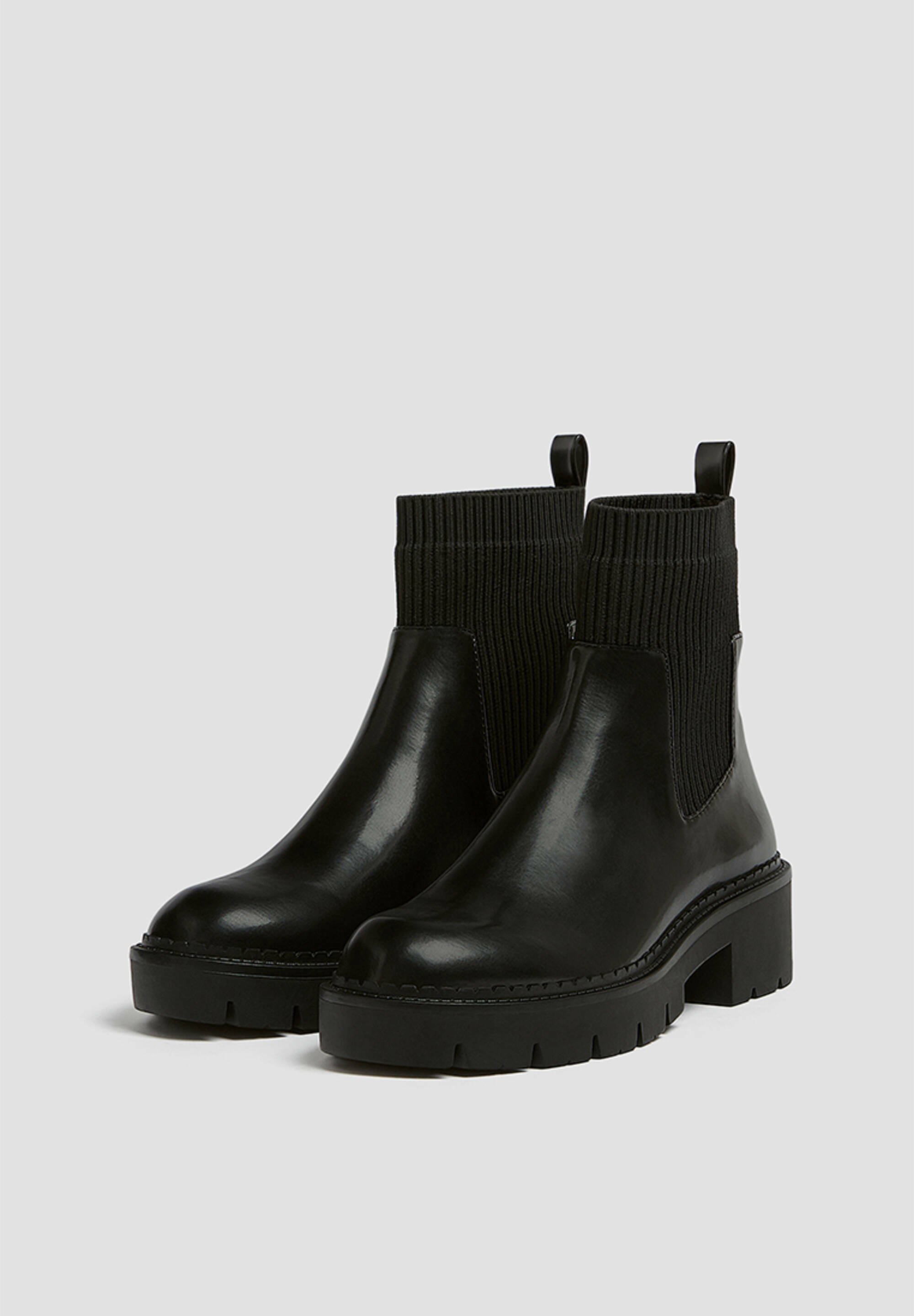pull and bear sock boots