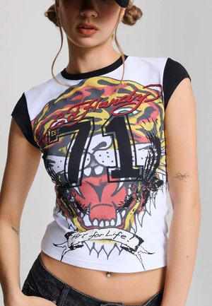 Ed Hardy, - T-shirt z nadrukiem