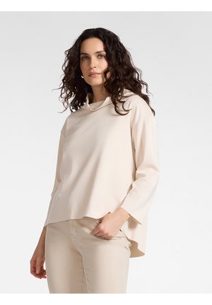 CON COLLO MORBIDO - Longsleeve - beige