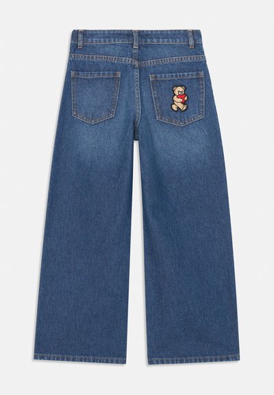 MOSCHINO TROUSERS - Traperice ravnih nogavica - blue thunder