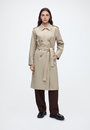 Selected SLWKENSINGTON TRENCH COAT #S - Manteau classique - weathered teak