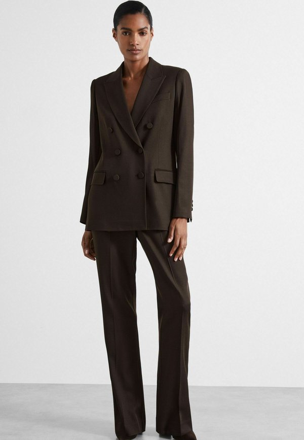 REGULAR FIT - LENA ATELIER - Blazer - chocolate