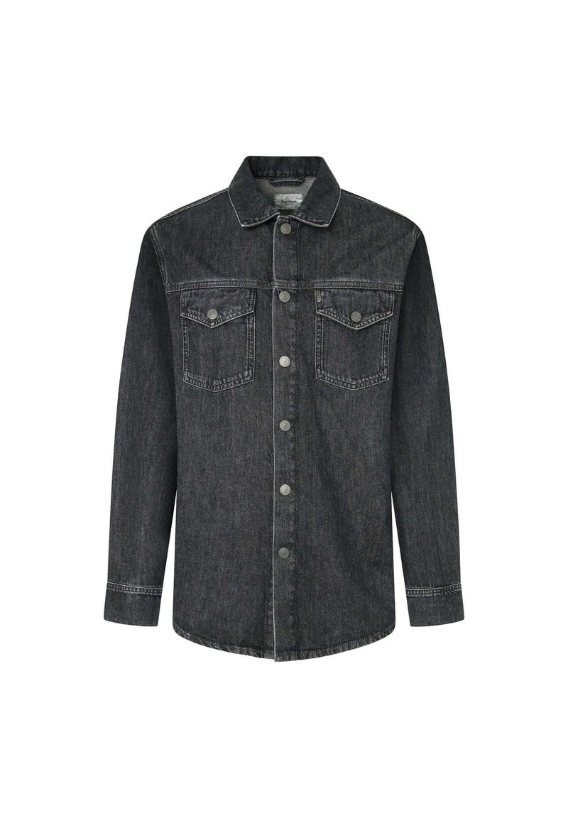 Pepe Jeans Overhemd zwart denim/blackdenim
