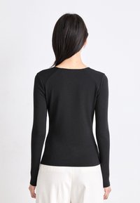 BOSS ECETA - Topper langermet - black