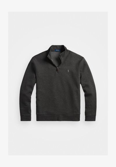 Polo Ralph Lauren DOUBLE-KNIT QUARTER-ZIP PULLOVER - Μπλούζα με μακριά μανίκια - windsor heather