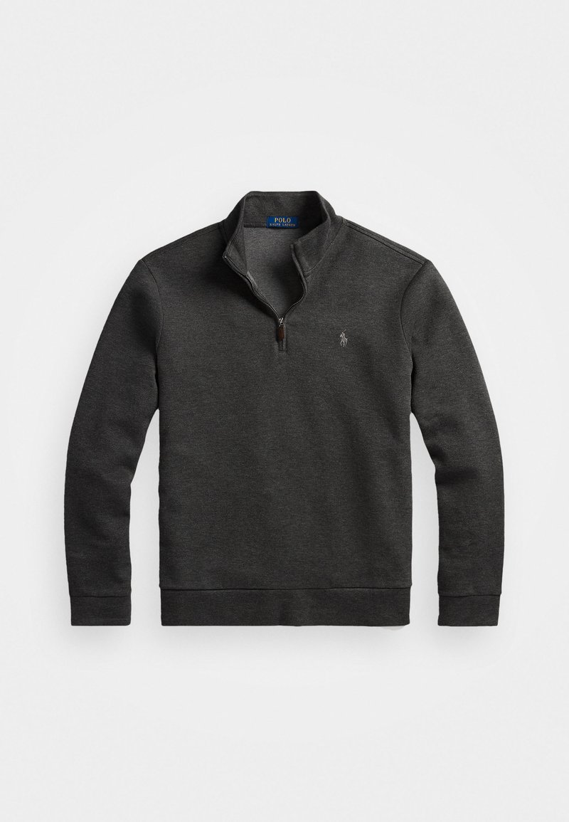 Polo Ralph Lauren DOUBLE-KNIT QUARTER-ZIP PULLOVER - Μπλούζα με μακριά μανίκια - windsor heather