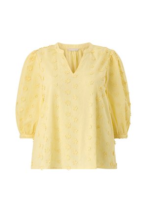 Ellos Plus collection, BLUSE MIT 3D-BLUMEN. - Blouse - yellow