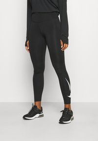 Nike Performance RUN 7/8 - Leggings - black/white