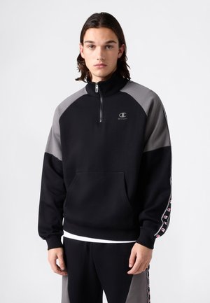 HALF ZIP - Sweater - black