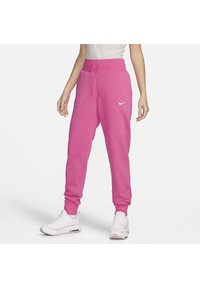 Nike Sportswear PHOENIX W NSW STYLE FLC HR PANT STD - Calças de fato de treino - pinksicle/sail
