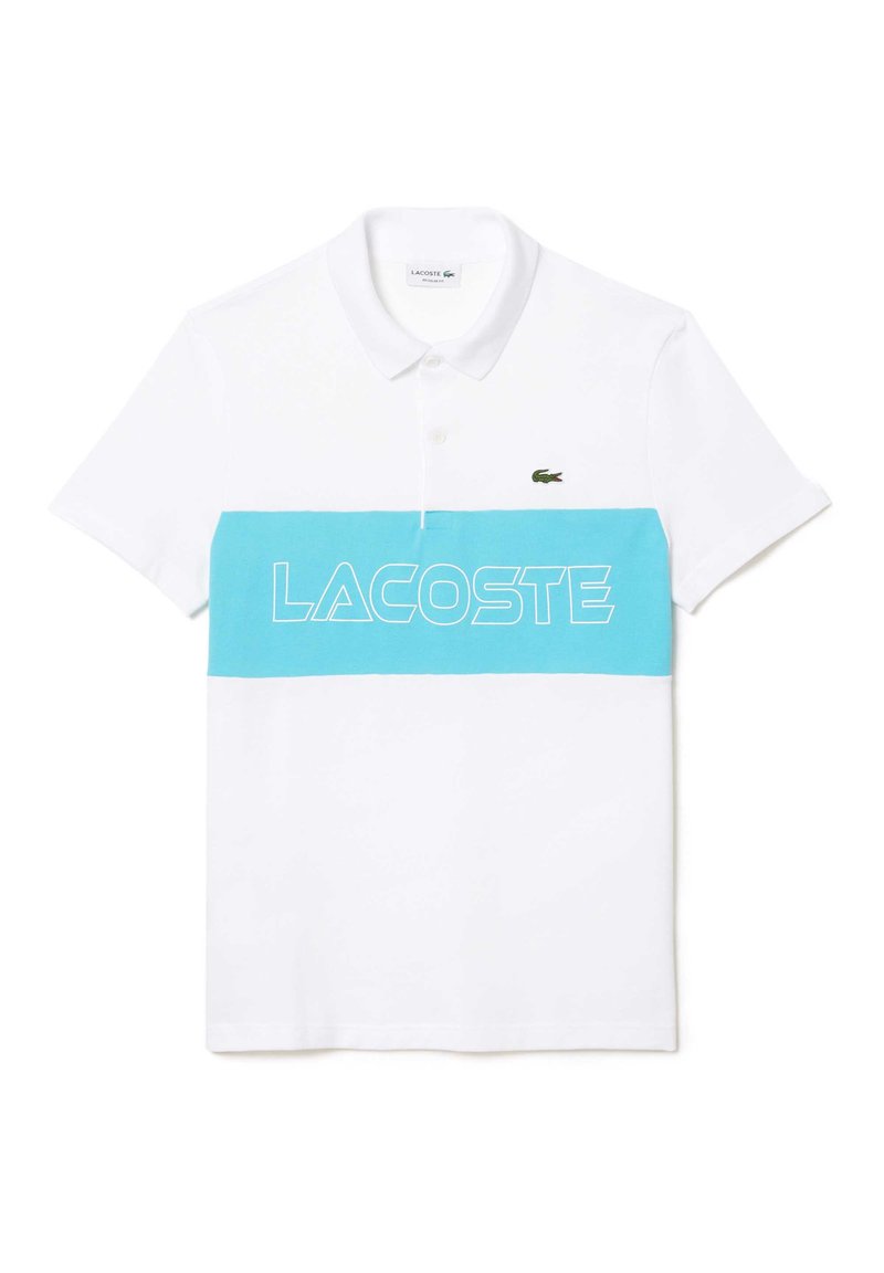 Lacoste Polo - blanc   bleu ri