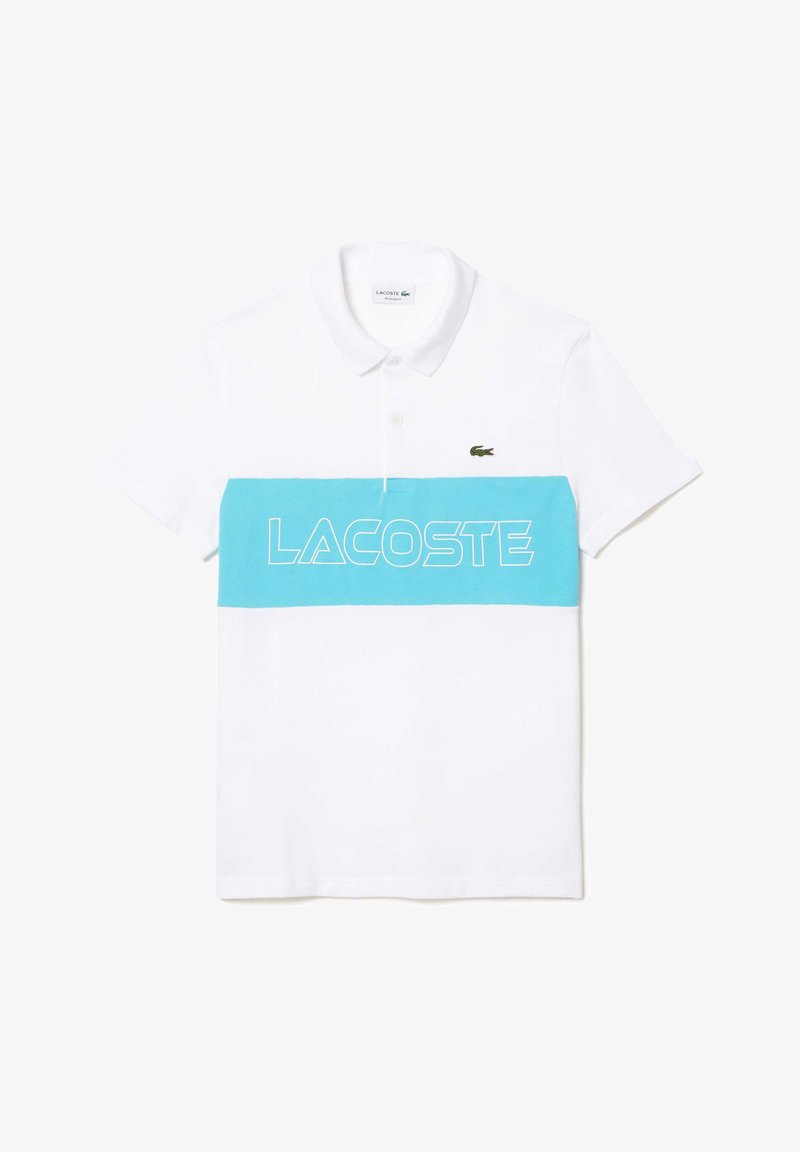 Lacoste Polo - blanc bleu ri