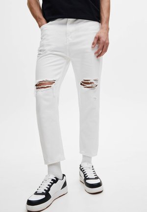 Jeans baggy - mottled beige