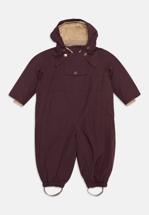 MINI A TURE, MATWISTI SNOWSUIT - Ски екип - fudge aubergine