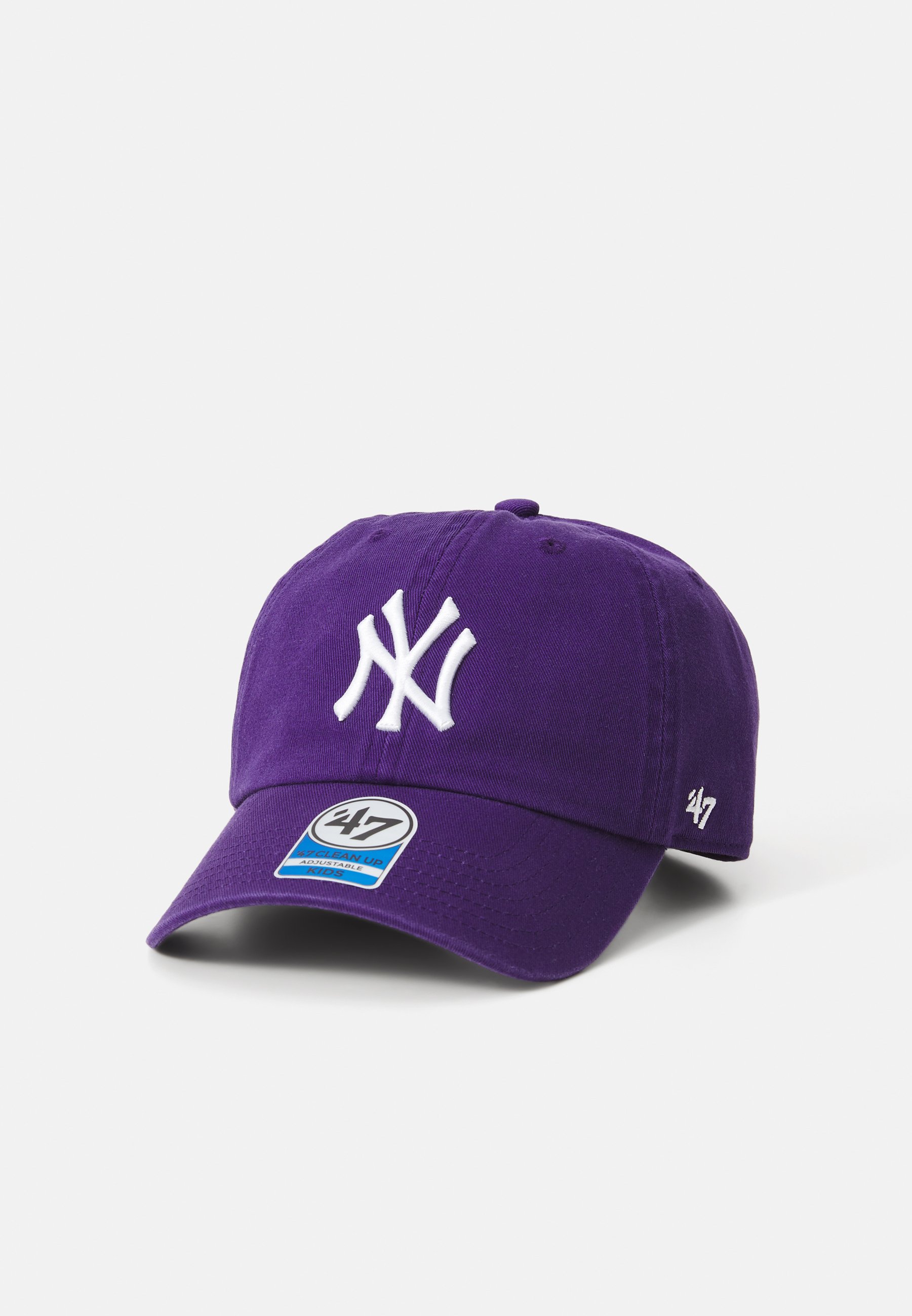 47 Brand Adjustable Cap - NY Yankees Purple Washed Cotton Baseball Hat (Relaxed Fit) - View #11
