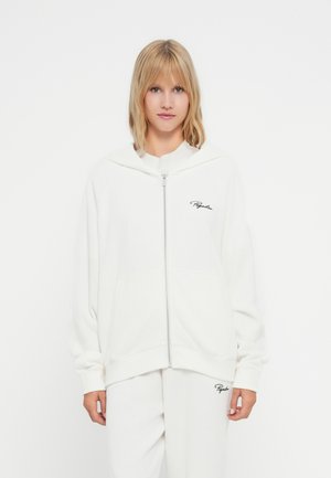 Pegador DAYITA RAGLAN RIB  - Sweater met rits - washed warm white