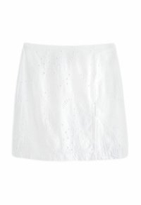 BRODERIE - REGULAR FIT - Trapecinis sijonas - white