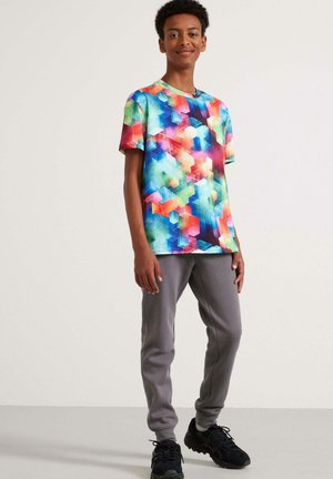 SPORTY JOGGERS - Träningsbyxor - dark dusty grey