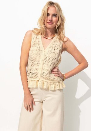 SANS MANCHES - Veste sans manches - ecru