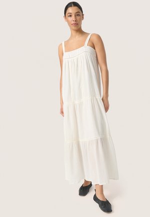 OLIVIE - Maxi-jurk - whisper white