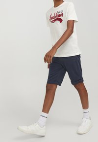Jack & Jones Junior JPSTBOWIE JJSHORTS SOLID - Šortky - navy blazer