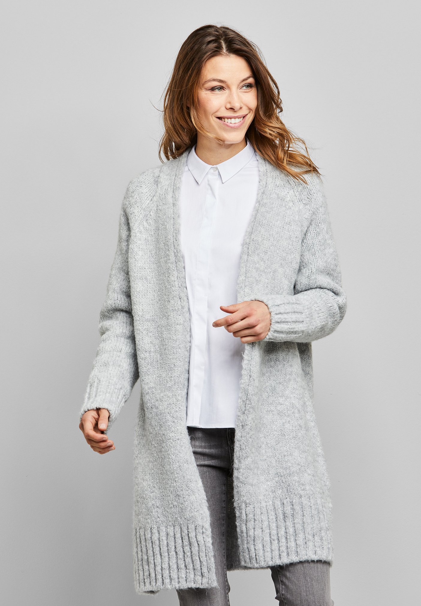 Bugatti Cardigan - grau/grey - Zalando.de