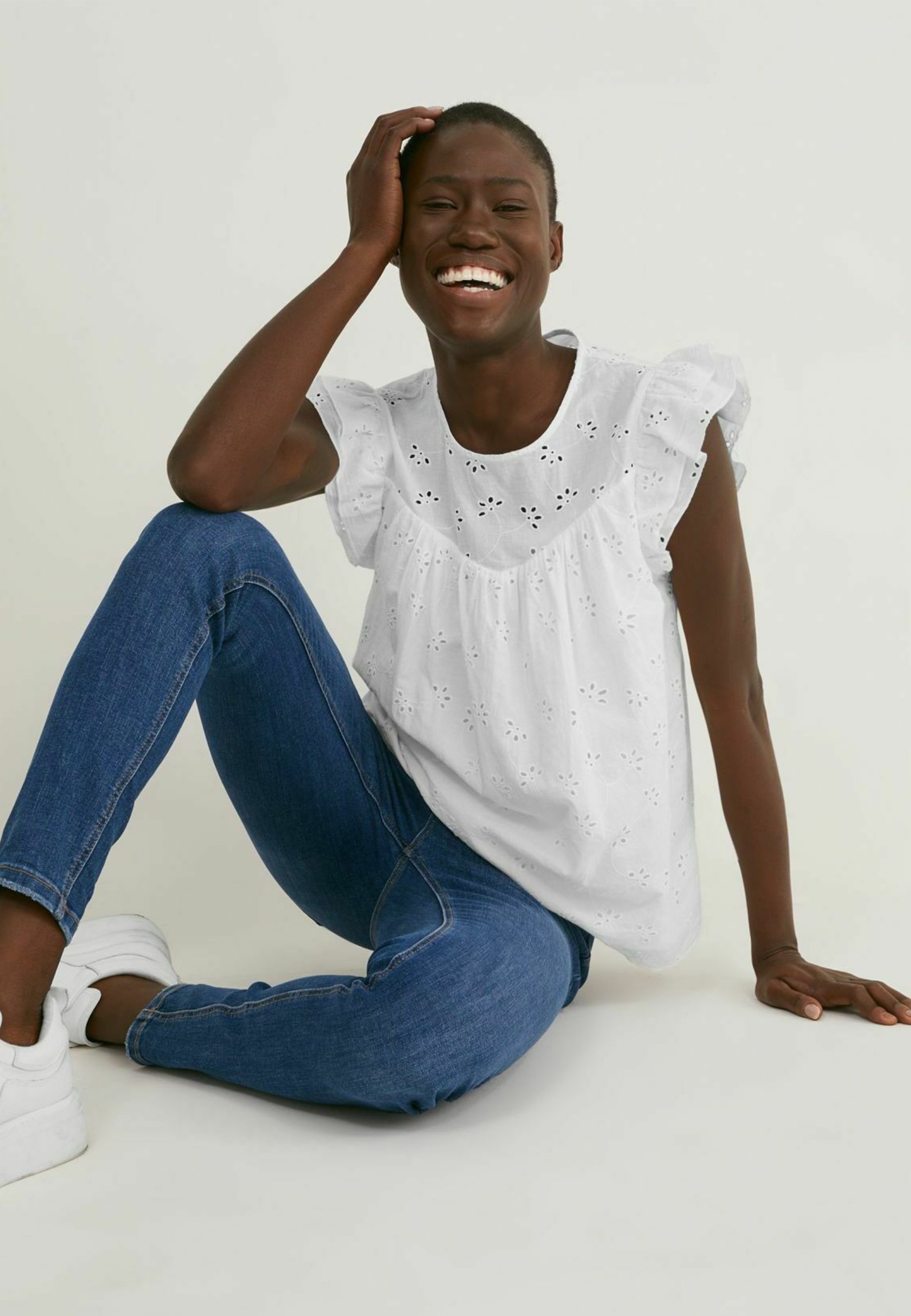 C\u0026A Blusa - white/blanco - Zalando.es