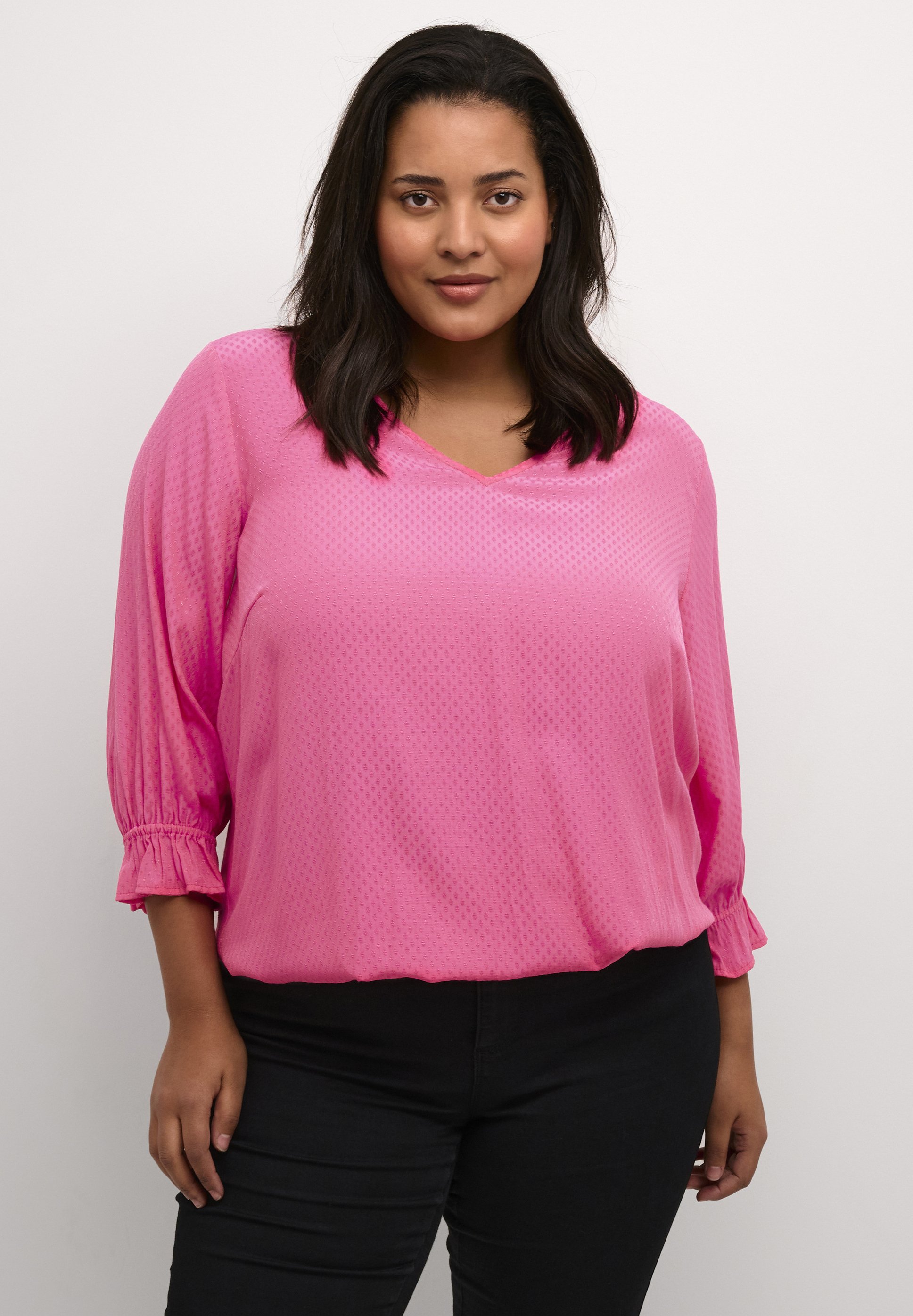 pink blouse plus