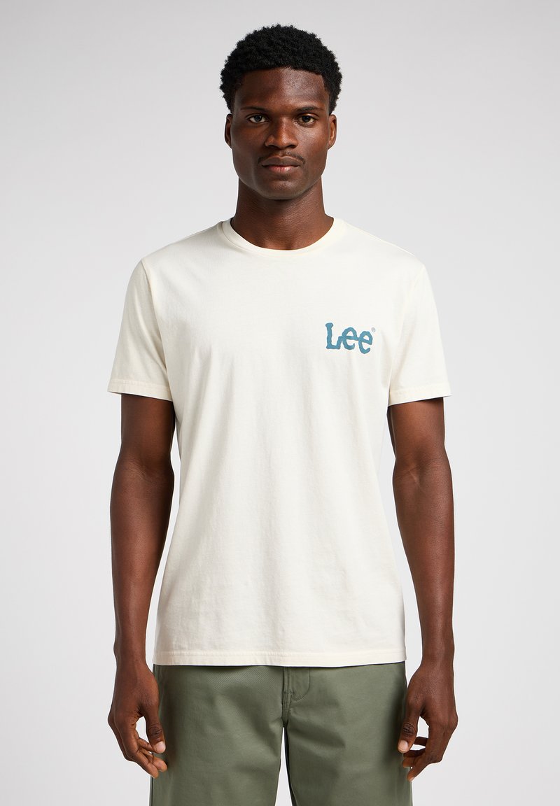 Lee - MEDIUM WOBBLY TEE - T-Shirt basic - ecru, Vergrößern