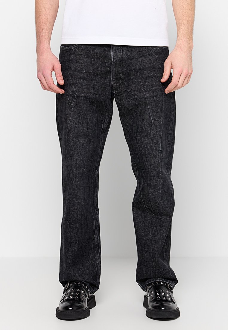 WOOD WOOD Straight leg jeans zwart