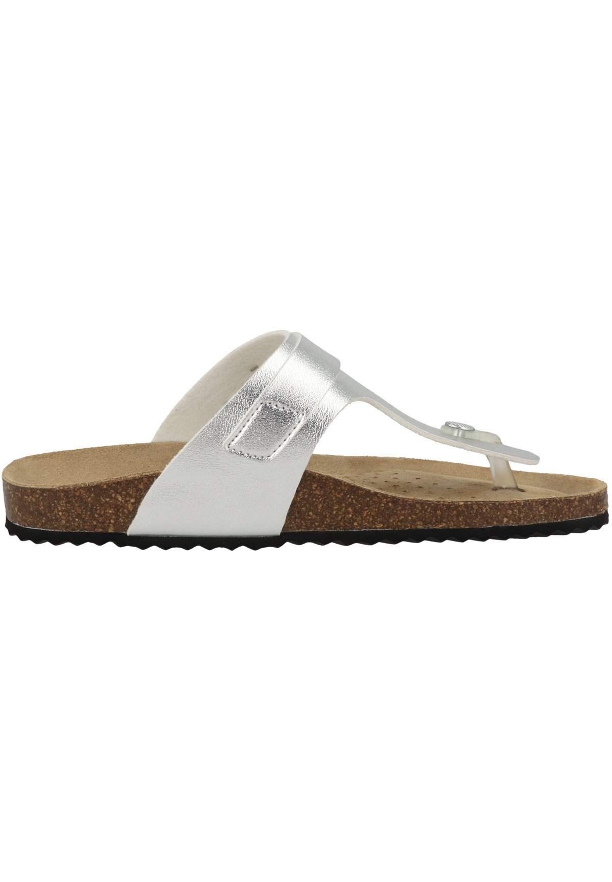 Geox Damen Sandale 'Brionia' – Aus Leder Mit Blockabsatz, Schmale Weite