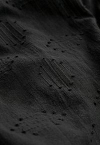 Next TEXTURED LONG SLEEVE TRIM - Nööpidega pluus - black