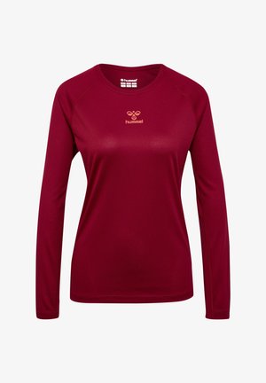 Hummel Camiseta de manga larga - bordeaux