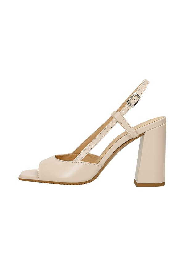 High Heel Sandalette - beżowy