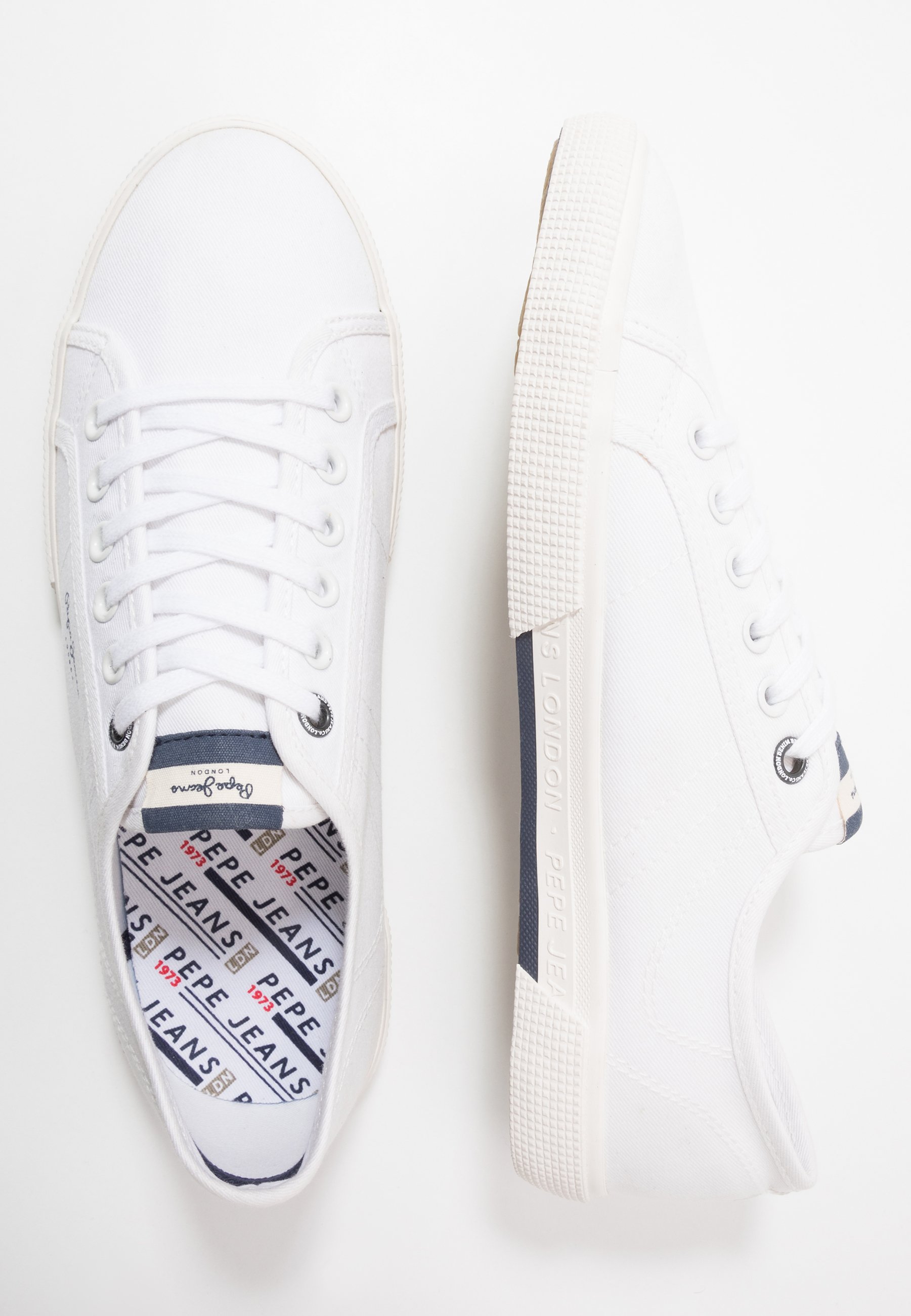 Pepe Jeans ABERMAN SMART Joggesko white Zalando.no Pepe Jeans TRAVELLER Joggesko white Zalando.no