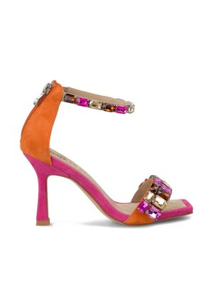 Bailarinas con hebilla - fucsia jaspeado