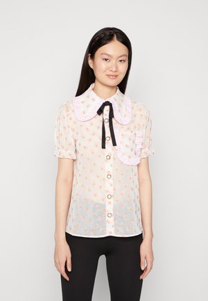 SUNNY SIDE RUFFLE BLOUSE - Pusero - coral