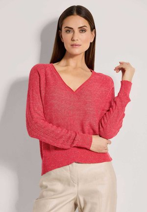 MADELEINE, Pullover - red melange