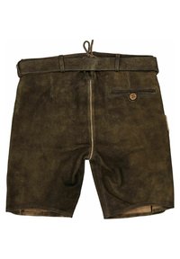 Spieth & Wensky TRACHTEN INKL GÜRTEL MICH-HAV - Shorts - espresso/st holz