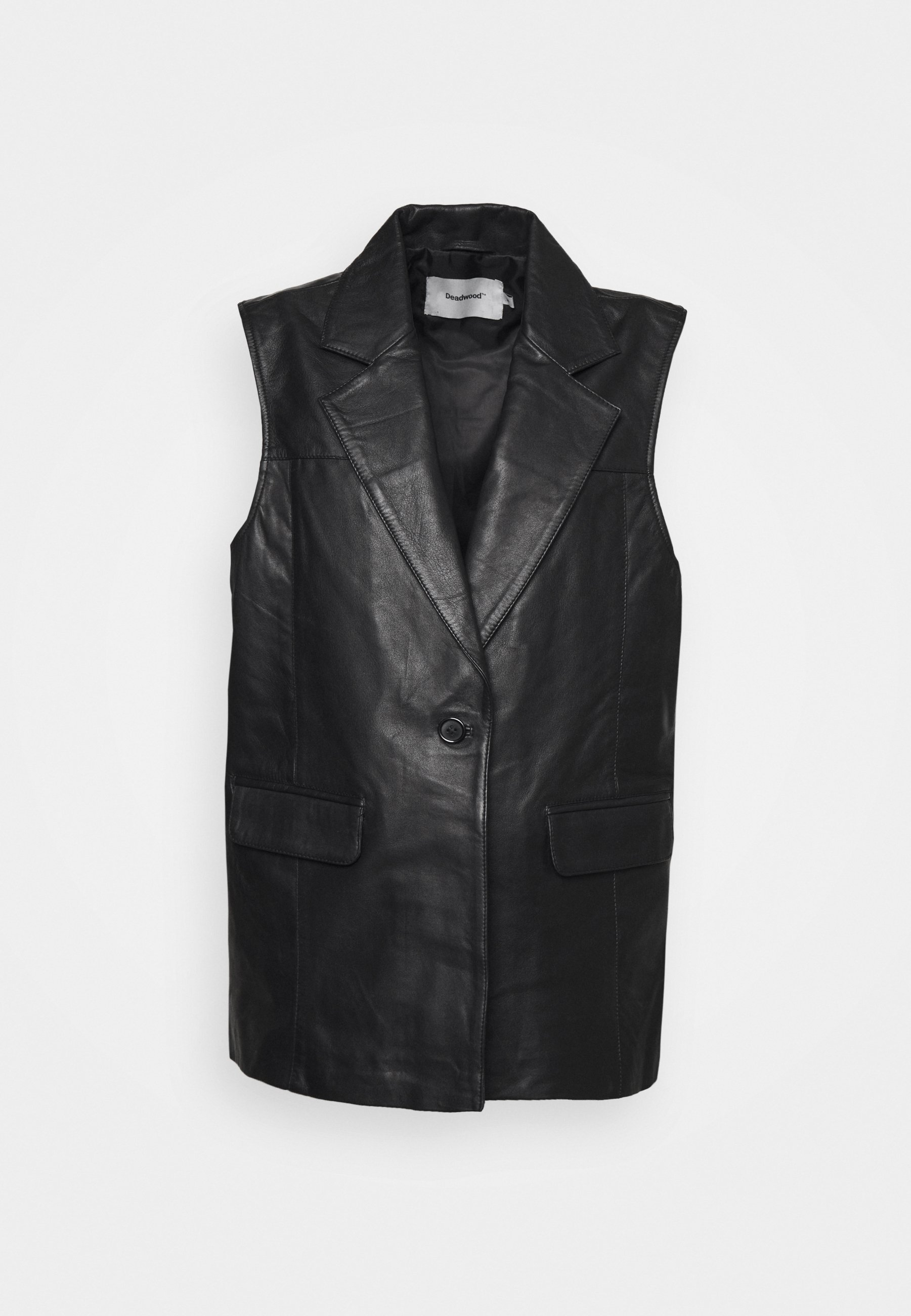 black vest blazer