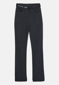 HIGH WAIST - Nadrágok - dark heather grey