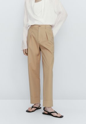 Trousers - camel