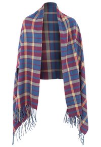 Unausgewählt, rot/blau/beige