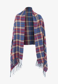 Unausgewählt, rot/blau/beige