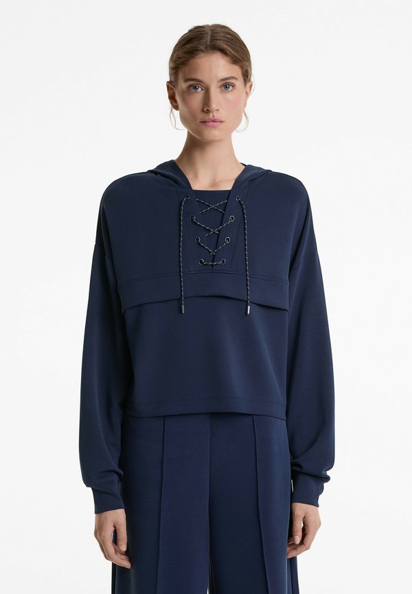 SOFT-TOUCH CRISS-CROSS DRAWSTRING - Kapuzenpullover