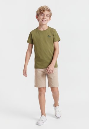 Friboo, 5 PACK  - Basic póló - light green/green/brown