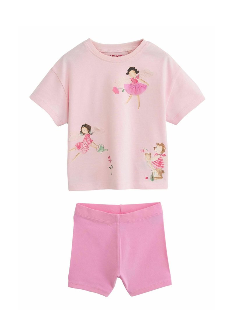 Next SHORT SLEEVE AND SET  - REGULAR FIT - Leggings - pink fairy