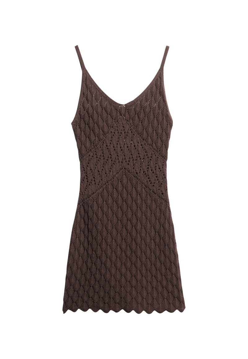 Superdry & Co Strickkleid braun